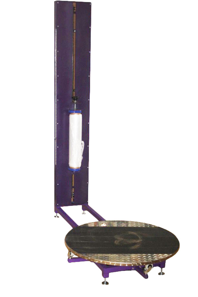 The Mummifier stretch wrap machine,