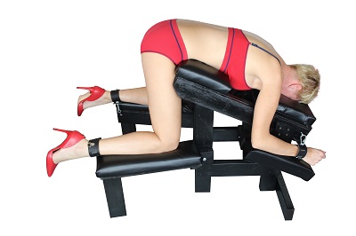 Plus size adjustable angle breast torture bench